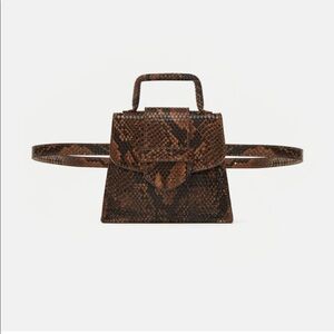 Zara Animal Skin Print Belt Bag